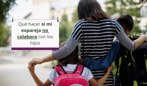 Madre separada que su expareja no participa en la vida de sus hijos